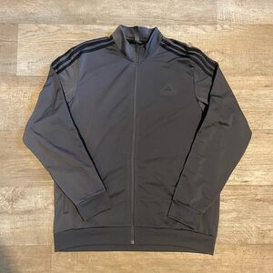 Adidas Grey and Black Track Jacket Size XL.
